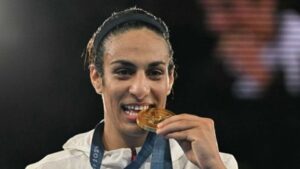 Imane Khelif ganhou a medalha de ouro